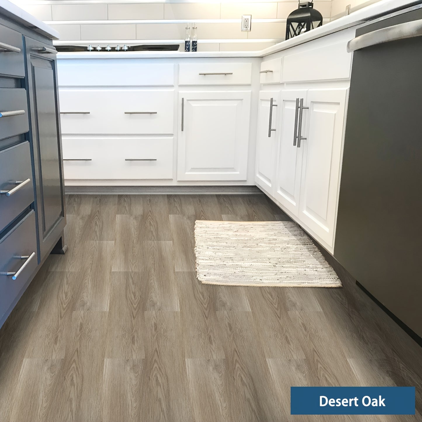 Vinyl Bodenbelag Selbstklebend 50 Stück - Wasserfeste Bodenfliesen Peel & Stick für Küche, Bad & Wohnzimmer