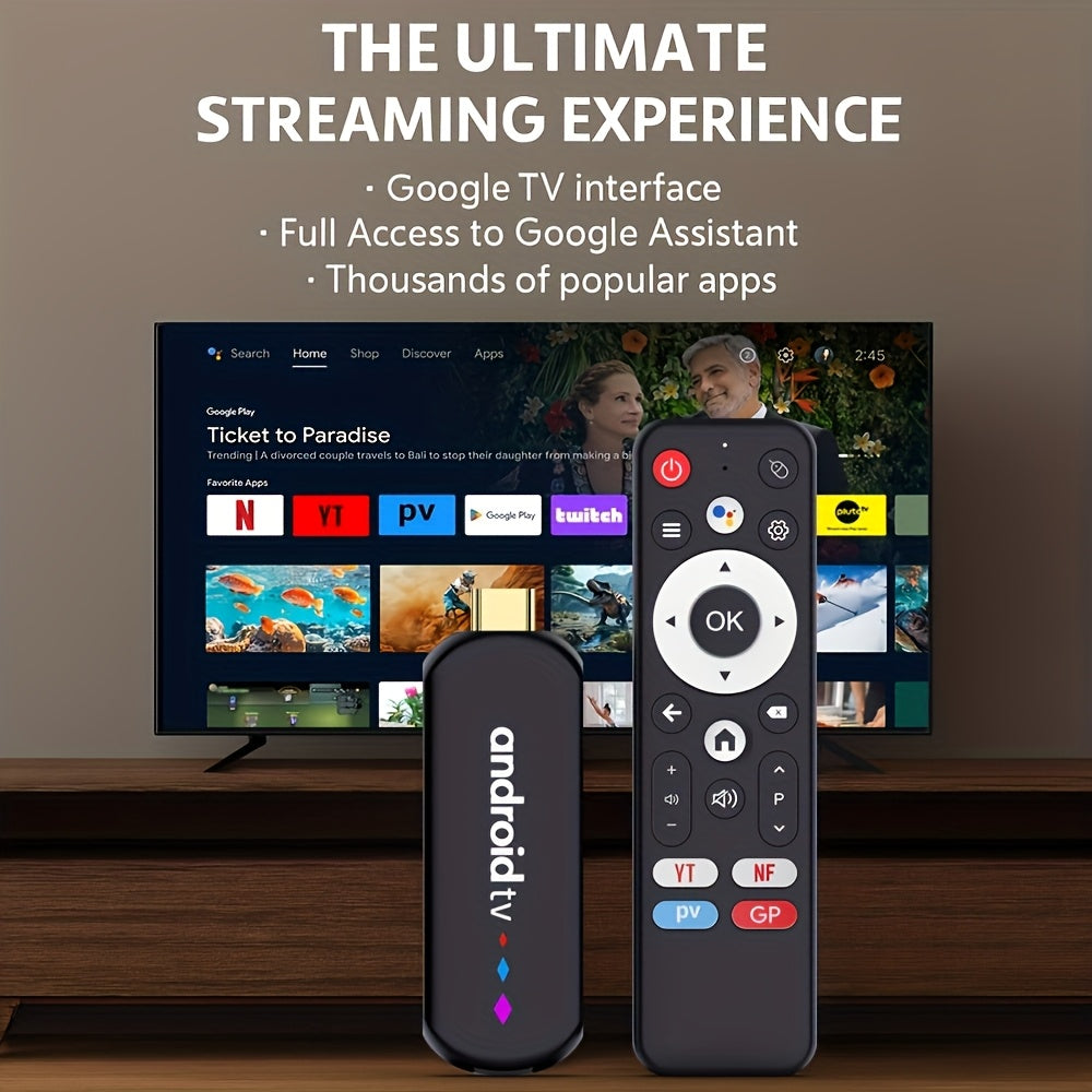Smart TV Stick S905L3 mit Android 14, 8K Decoding, WiFi 6 und Google Assistant