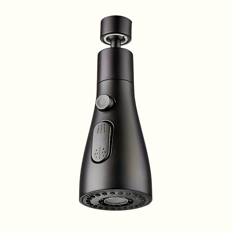 3-in-1 drehbarer Wasserhahn-Aufsatz mit Sprühfunktion – Hochdruck, Spritzschutz, einfache Montage, langlebig & modern