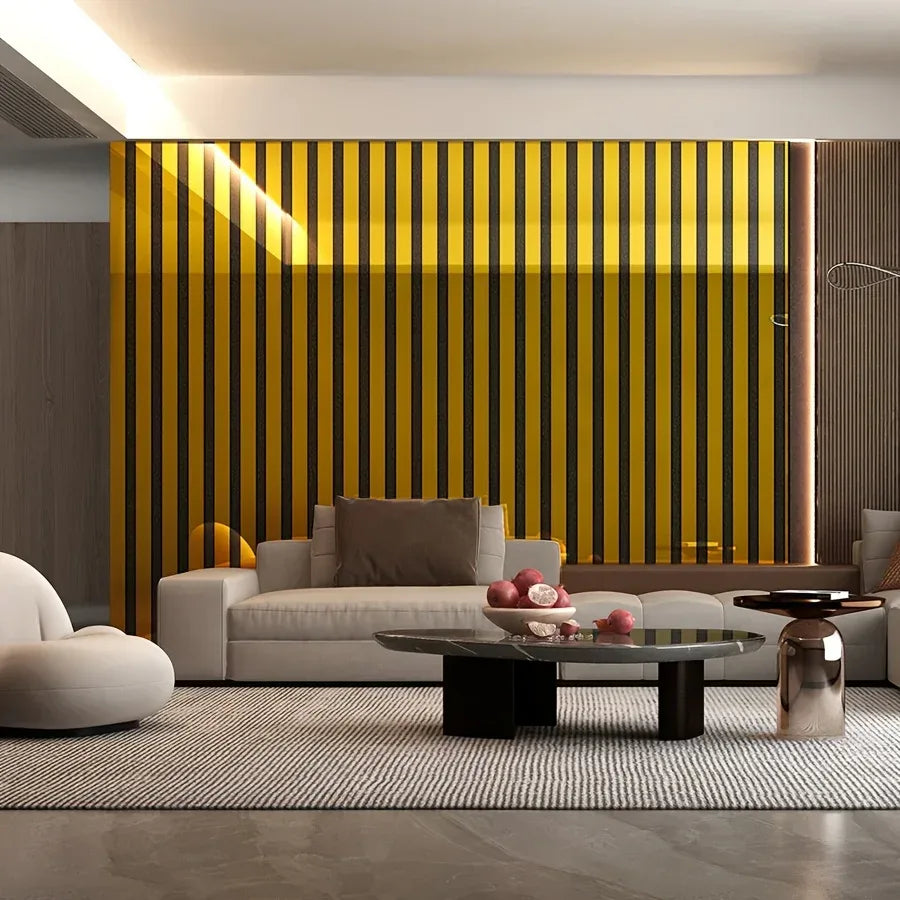 Luxus Spiegel-Wandpaneele 11/22 Stück - Selbstklebende 3D Wandfliesen Gold/Silber 60x30cm für Wohnzimmer & Schlafzimmer - FUXLShop