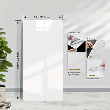 Produktbild von 52x Marmor-Design PVC Wandsticker – Wasserfest & abnehmbar für Bad, Küche, Wohnzimmer, Schlafzimmer – Renovierung & Dekoration – hochwertig verarbeitet für tägliche Anwendung