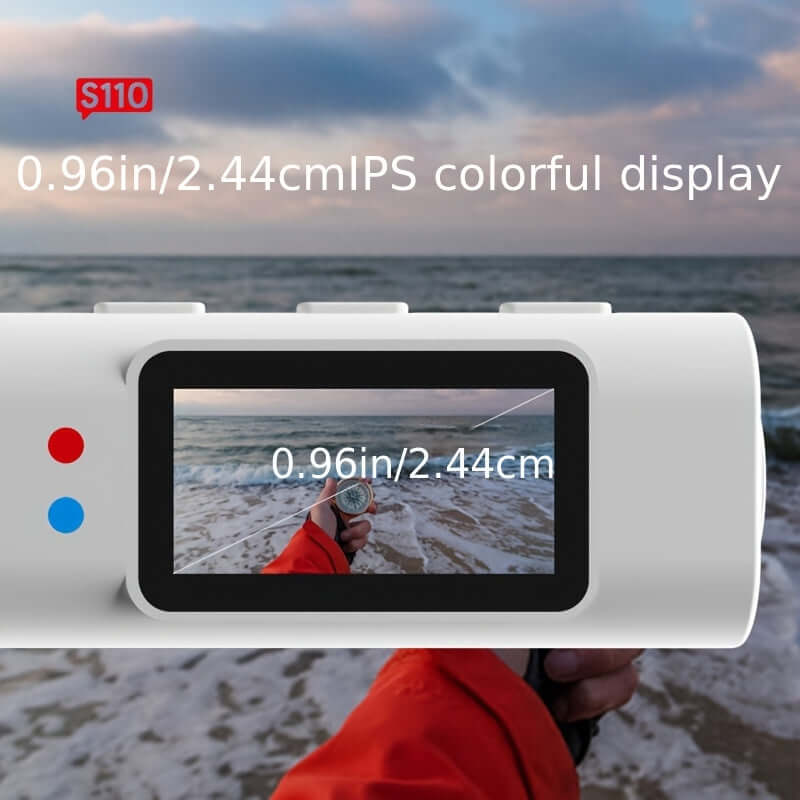 Ultra-Leichte Kamera-Brille – 2.7K Video, WiFi, Geräuschreduzierung, 60 Min Akku, ideal für Vlogging, Sport & Reisen