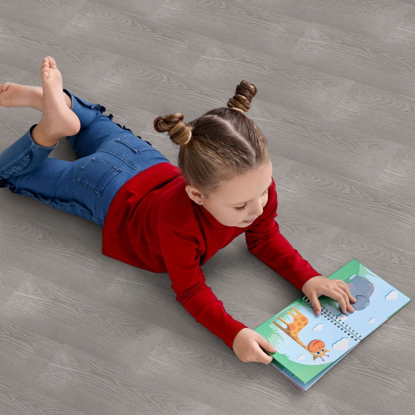 Vinyl Bodenbelag Selbstklebend 50 Stück - Wasserfeste Bodenfliesen Peel & Stick für Küche, Bad & Wohnzimmer