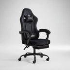 Schwarzer sukida gamingstuhl mit gepolstertem lendenwirbelstütze und verstellbaren armlehnen online bestellen günstig