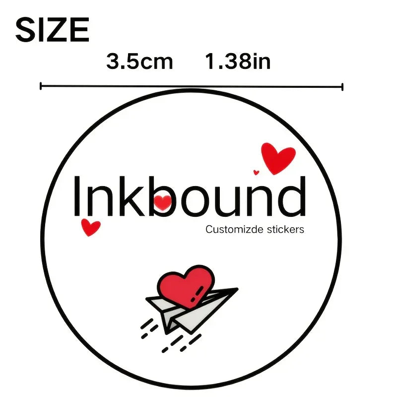 Anpassbare PVC-Sticker Set (140/210/350 Stück) – 3,5cm Hochwertige Aufkleber für Party, Geschenke & Business - FUXLShop