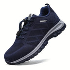 Men's Breathable Lightweight Sneakers - Sporty Casual Shoes with Soft Sole