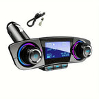 Auto FM Transmitter Bluetooth mit USB Ladegerät - Freisprecheinrichtung & MP3 Player für KFZ - FUXLShop