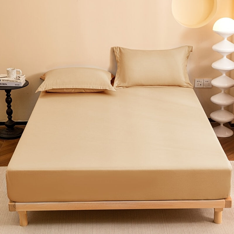 Weiches Bettlaken aus 100 % Polyester – Sanded Finish, gewebt, maschinenwaschbar, ≤29cm Höhe – Uni-Farbe, aktiver Druck – Komfort für jede Saison