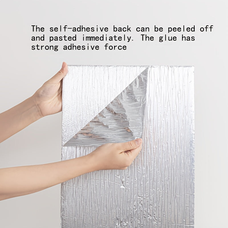 3D Wandpaneele Kunstleder 10er-Pack 23x50 cm – Selbstklebend, gepolstert, für Kopfteil & Wandschutz