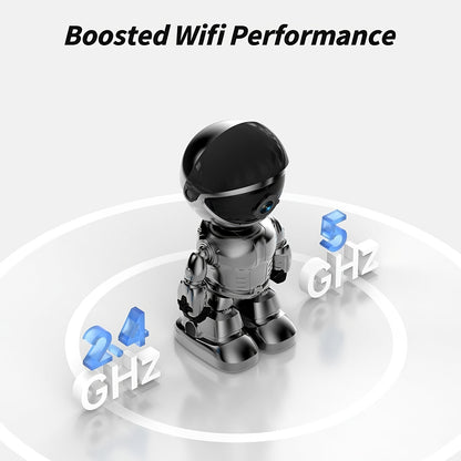 3MP HD Smart Sicherheitskamera – 360° Nachtsicht, Zwei-Wege-Audio, Bewegungserkennung, WLAN, App-gesteuert für Innen & Außen, Haustier & Zuhause - FUXLShop