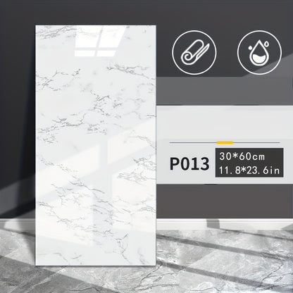 Produktbild von 52x Marmor-Design PVC Wandsticker – Wasserfest & abnehmbar für Bad, Küche, Wohnzimmer, Schlafzimmer – Renovierung & Dekoration – hochwertig verarbeitet für tägliche Anwendung