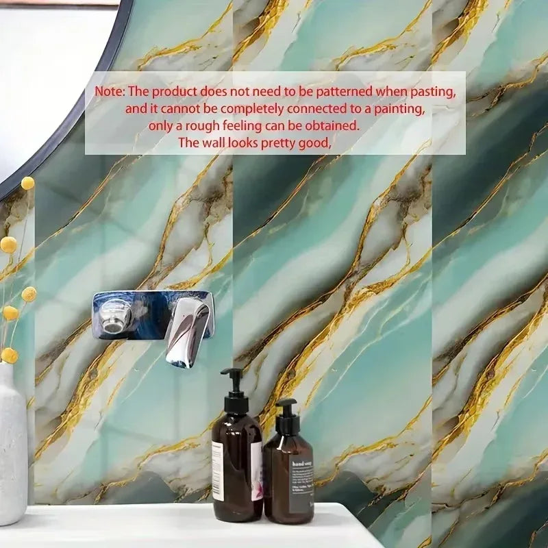 Marmor Wandaufkleber Selbstklebend - Premium Vinyl Tapete Sticker für Küche, Bad & Wohnzimmer - FUXLShop