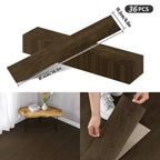 Dunkelbraune selbstklebende vinyl-bodenplatten mit holzstruktur aus pvc 1,2 mm zum online bestellen als geschenkideen