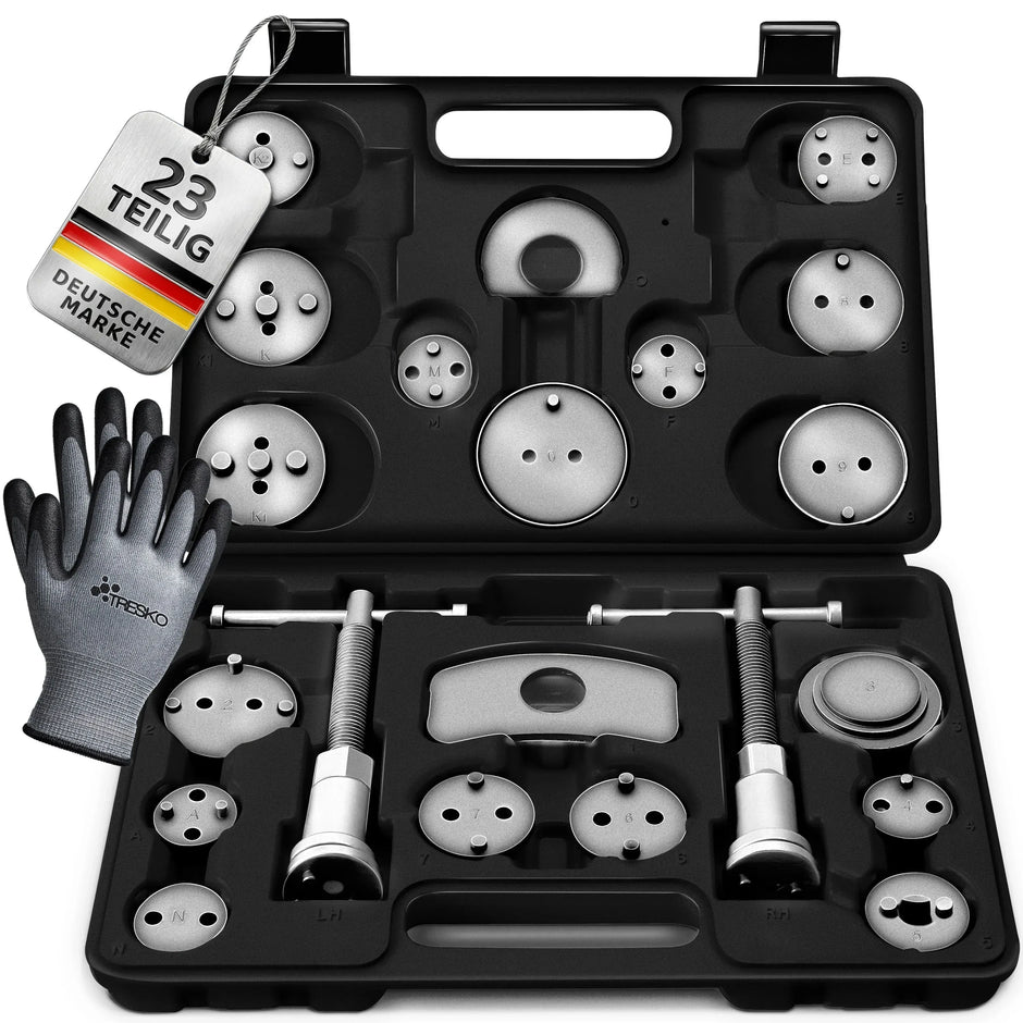 TRESKO Bremskolbenrücksteller Set 23-teilig inkl. Handschuhe - FUXLShop