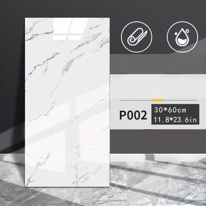 Produktbild von 52x Marmor-Design PVC Wandsticker – Wasserfest & abnehmbar für Bad, Küche, Wohnzimmer, Schlafzimmer – Renovierung & Dekoration – hochwertig verarbeitet für tägliche Anwendung