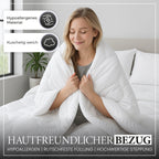 Leichte Sommer-Steppdecke – Weich, Hypoallergen, 60°C waschbar