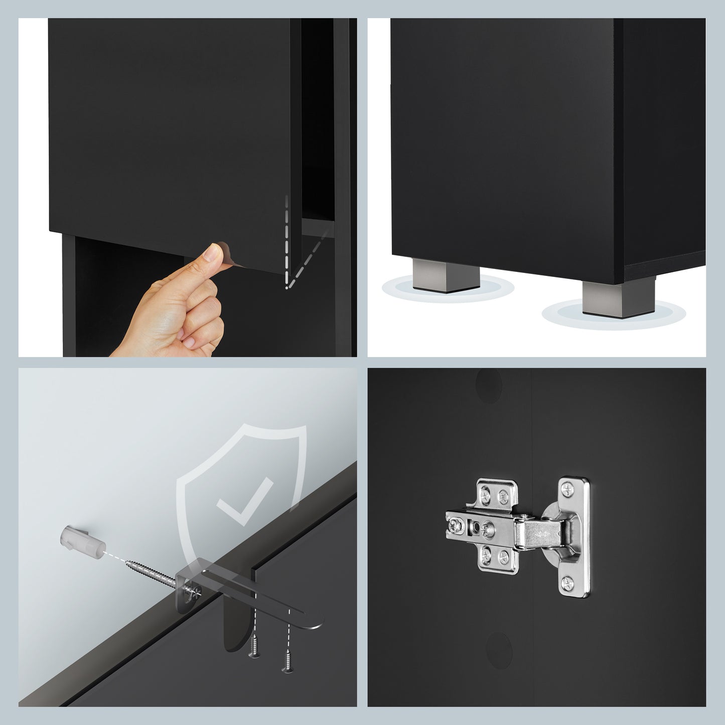 Badezimmerschrank mit Schublade