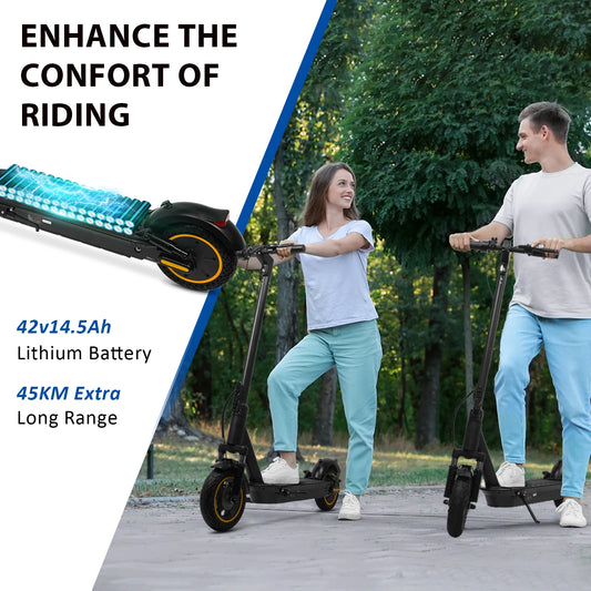 2025 Upgrade AOVOPRO Smart APP Elektroroller 350 W/500 W Leistungsstarker Motor 36 V/42 V 25–45 km Reichweite Erwachsene EScooter mit Doppelbremse