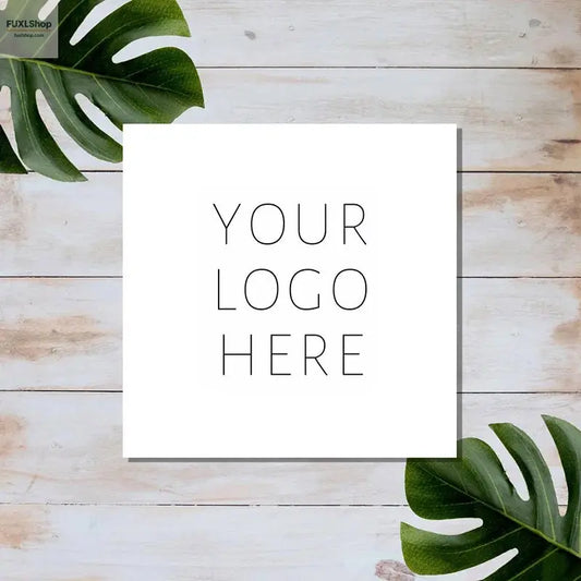 Custom Square Stickers Custom Logo Labels  Square Packing Labels Promotion Shop Branding Packaging Social Media Gloss Stickers - FUXL-Shopify 