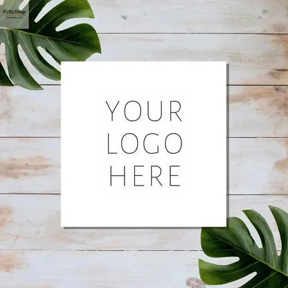Individuelle Aufkleber Quadratisch Logo-Etiketten 108 Stück Glänzend Branding Verpackung Events - FUXLShop