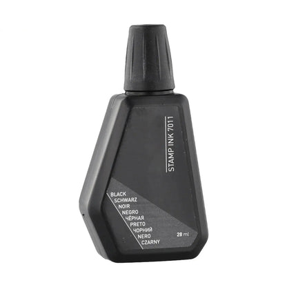 DAZZLEEX Trodat 7011 Stempelkissen Farbe – 28 ml (Rot/Blau/Schwarz/Grün/Lila) – Nachfülltinte für alle Stempelkissen - FUXL-Shopify 