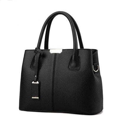 Damen Leder Handtasche – Modische Schultertasche aus PU mit Reißverschluss & Innenfächern - FUXL-Shopify 