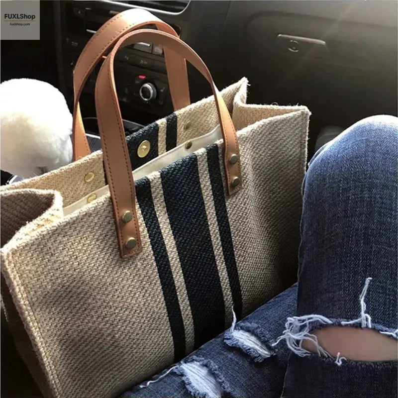 Damen Leder Handtasche – Modische Schultertasche aus PU mit Reißverschluss & Innenfächern - FUXL-Shopify 