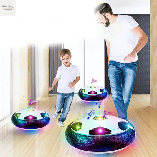 Elektrischer Schwebe-Fußball für Kinder – LED & Musik – Outdoor-Spielzeug - FUXL-Shopify 