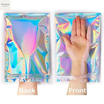 FUXL 50/10 Stück Laser-Versiegelte Beutel – Holographische Frischebeutel für Lebensmittel, Süßigkeiten & Schmuck - FUXL-Shopify 