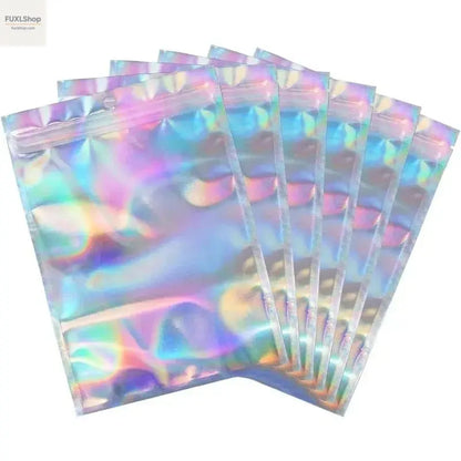 FUXL 50/10 Stück Laser-Versiegelte Beutel – Holographische Frischebeutel für Lebensmittel, Süßigkeiten & Schmuck - FUXL-Shopify 