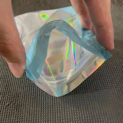 FUXL 50 Stück Wiederverschließbare Alufolie & Mylar Beutel – Frischhaltebeutel für Lebensmittel, Schmuck & Mehr - FUXL-Shopify 