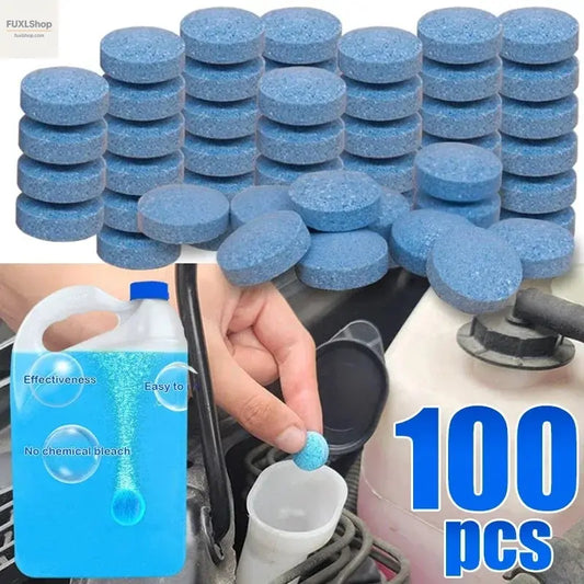 Glass Water Effervescent Film Wiper Solid Concentrate Four Seasons Universal Strong Anti-freeze Wiper Essence Zero Shellac - FUXL-Shopify 