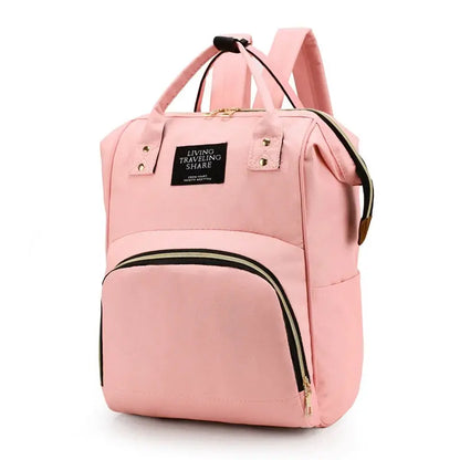 Large Capacity Canvas Mommy Bag Multifunctional Baby Bottle Thermal Insulation Travel Storage Bag Fashion Mommy Bag Hanging Bag - FUXL-Shopify
