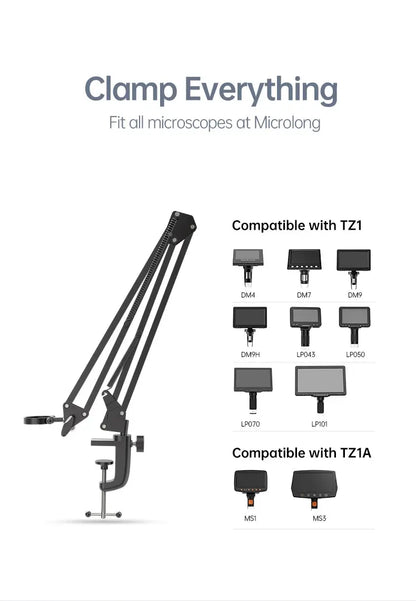 Mikroskoparmständer, Verstellbare Metallhalterung für Münzmikroskope - FUXL-Shopify