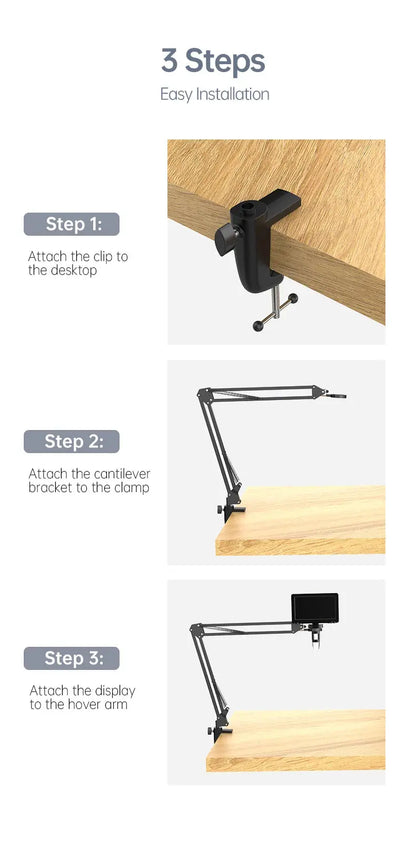 Mikroskoparmständer, Verstellbare Metallhalterung für Münzmikroskope - FUXL-Shopify
