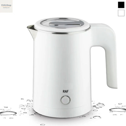 RAF Reise-Wasserkocher 0.8L – Edelstahl, schnelles Aufkochen & automatische Abschaltung für Hotel, Reise & Zuhause - FUXL-Shopify 