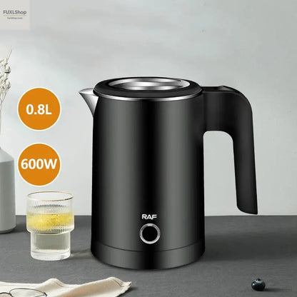 RAF Reise-Wasserkocher 0.8L – Edelstahl, schnelles Aufkochen & automatische Abschaltung für Hotel, Reise & Zuhause - FUXL-Shopify 