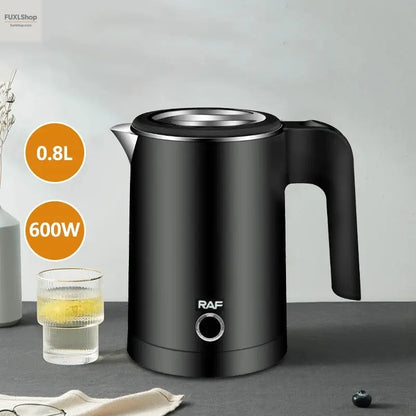 RAF Reise-Wasserkocher 0.8L – Edelstahl, schnelles Aufkochen & automatische Abschaltung für Hotel, Reise & Zuhause - FUXL-Shopify 