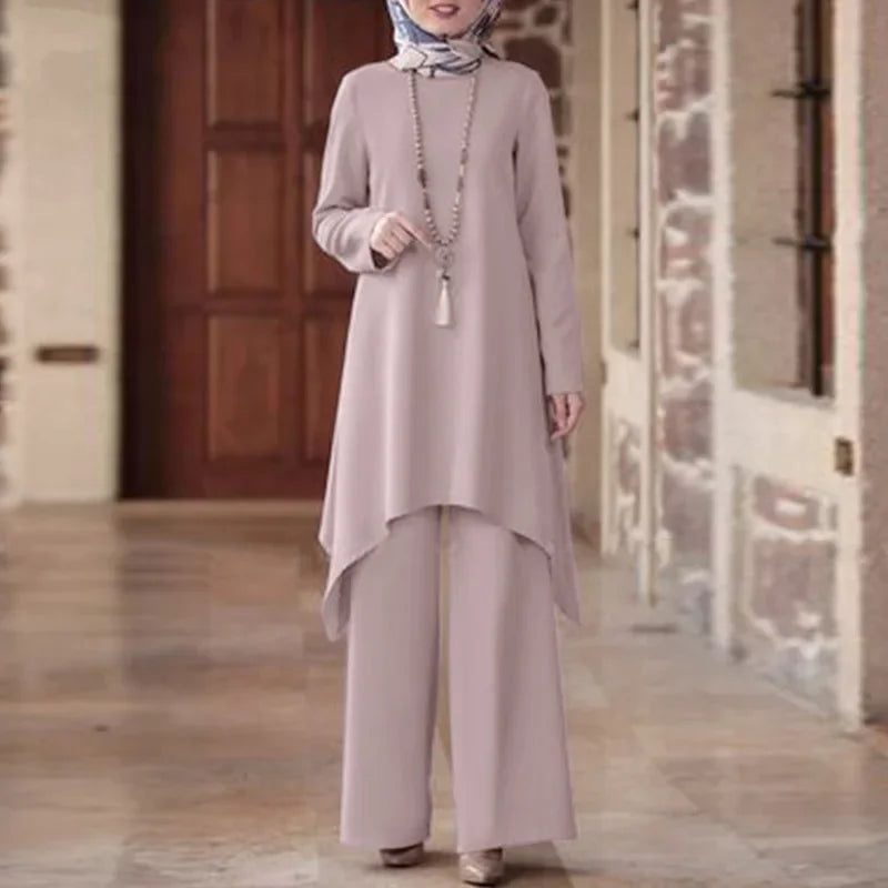 Muslimisches Damen-Zweiteiler-Set – Pullover & Hose | Modest Fashion