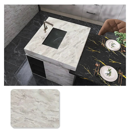 Wasserdichte Marmor Vinylfolie 60cm - Selbstklebende Tapete für Bad & Küche