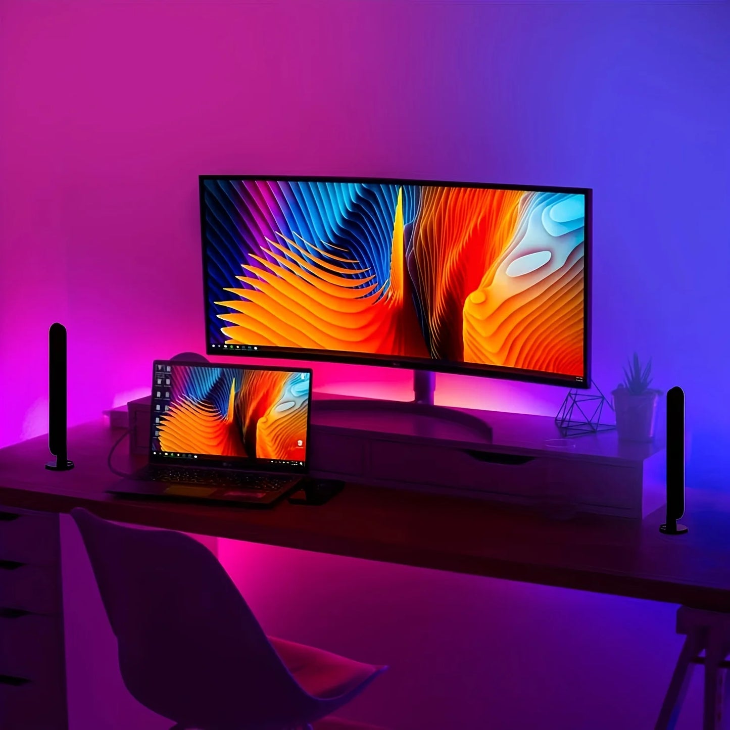 LED Licht Bars als Gaming-Setup oder TV Hintergrundbeleuchtung