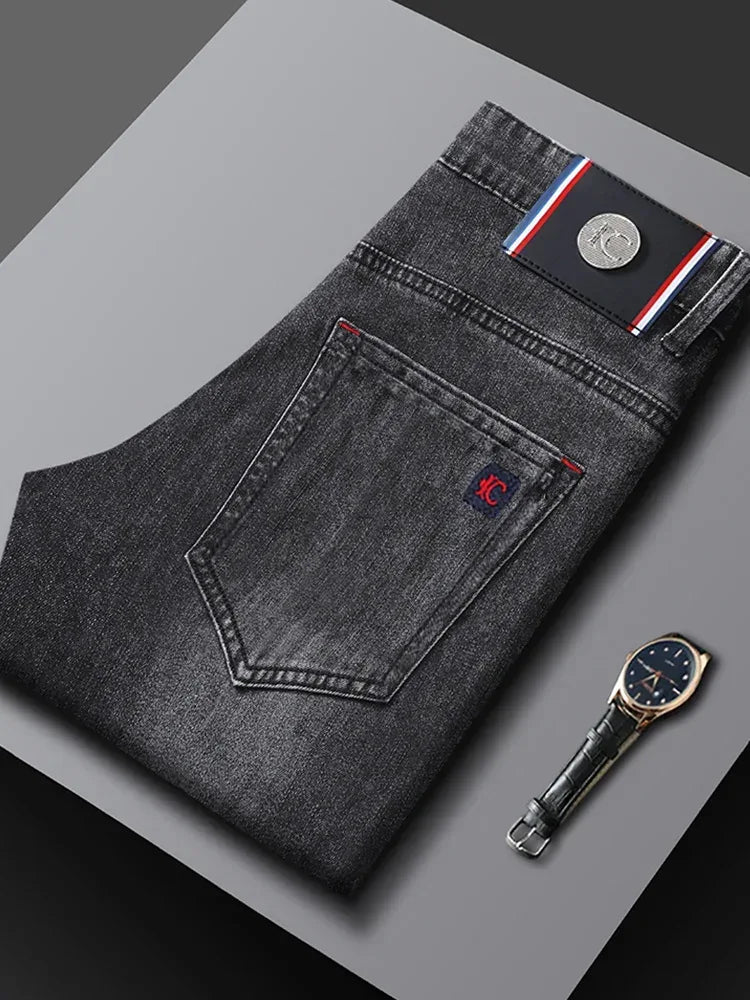 Herren Slim Fit Jeans Straight Leg - Business Casual Denim - FUXLShop