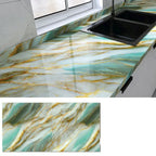 Wasserdichte Marmor Vinylfolie 60cm - Selbstklebende Tapete für Bad & Küche - FUXLShop