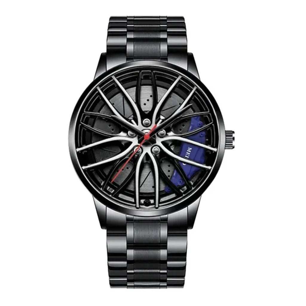 Herren Quarzuhr mit Edelstahlband – Modische Sportuhr 40mm Zifferblatt – FUXLShop