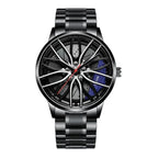 Herren Quarzuhr mit Edelstahlband – Modische Sportuhr 40mm Zifferblatt – FUXLShop