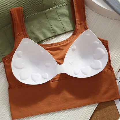 Atmungsaktive Sport-Bh Anti-Schweiß Fitness Top Frauen Nahtlose Yoga Bh Stoßfest Crop Top Push-Up Sport Bh Gym workout Top