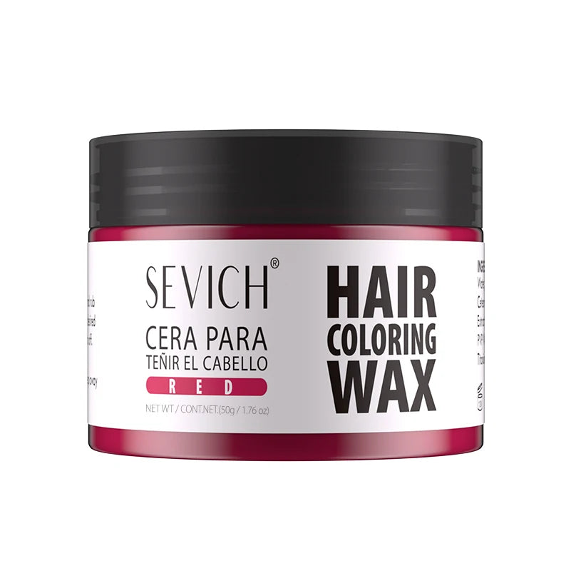 Sevich Temporäres Haarfärbewachs – 13 Farben, Styling & Färbepaste für Kinder & Erwachsene, DIY Haarfarbe, auswaschbar, langanhaltend, 50g