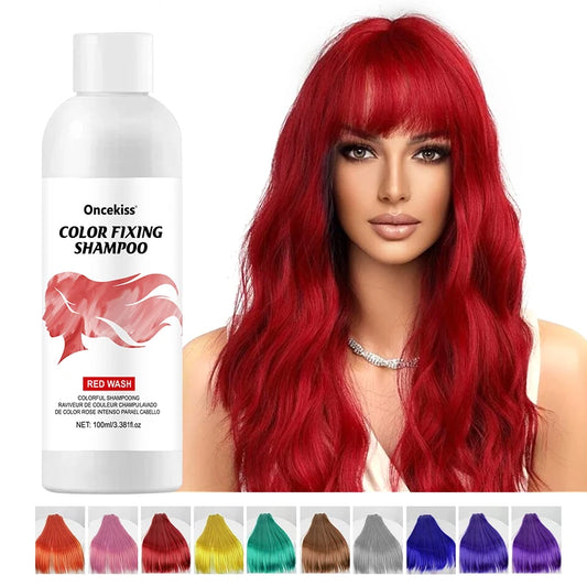 Farbglanz-Shampoo – Unsichtbare Pflege für semi-permanente Colorationen, schützt Kopfhaut & fixiert die Farbe mit reichhaltigem Schaum