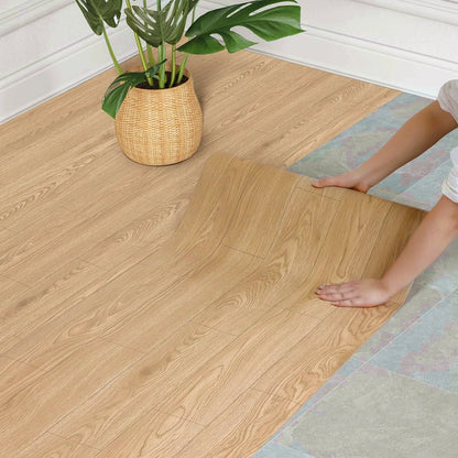 40CM verdicken Holzmaserung Boden Aufkleber industrielle Zement PVC Vinyl Boden Aufkleber selbstklebende wasserdichte Fliesen Aufkleber Home Decor - FUXL-Shopify 