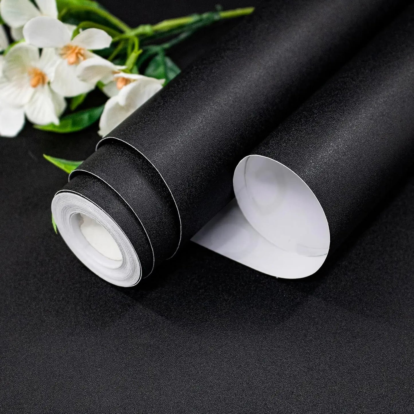 55 cm Breite, grün, matt, selbstklebende Folienaufkleber, verdickte Möbel, Küchenschränke, Tische, Wand, DIY-Renovierungstapete